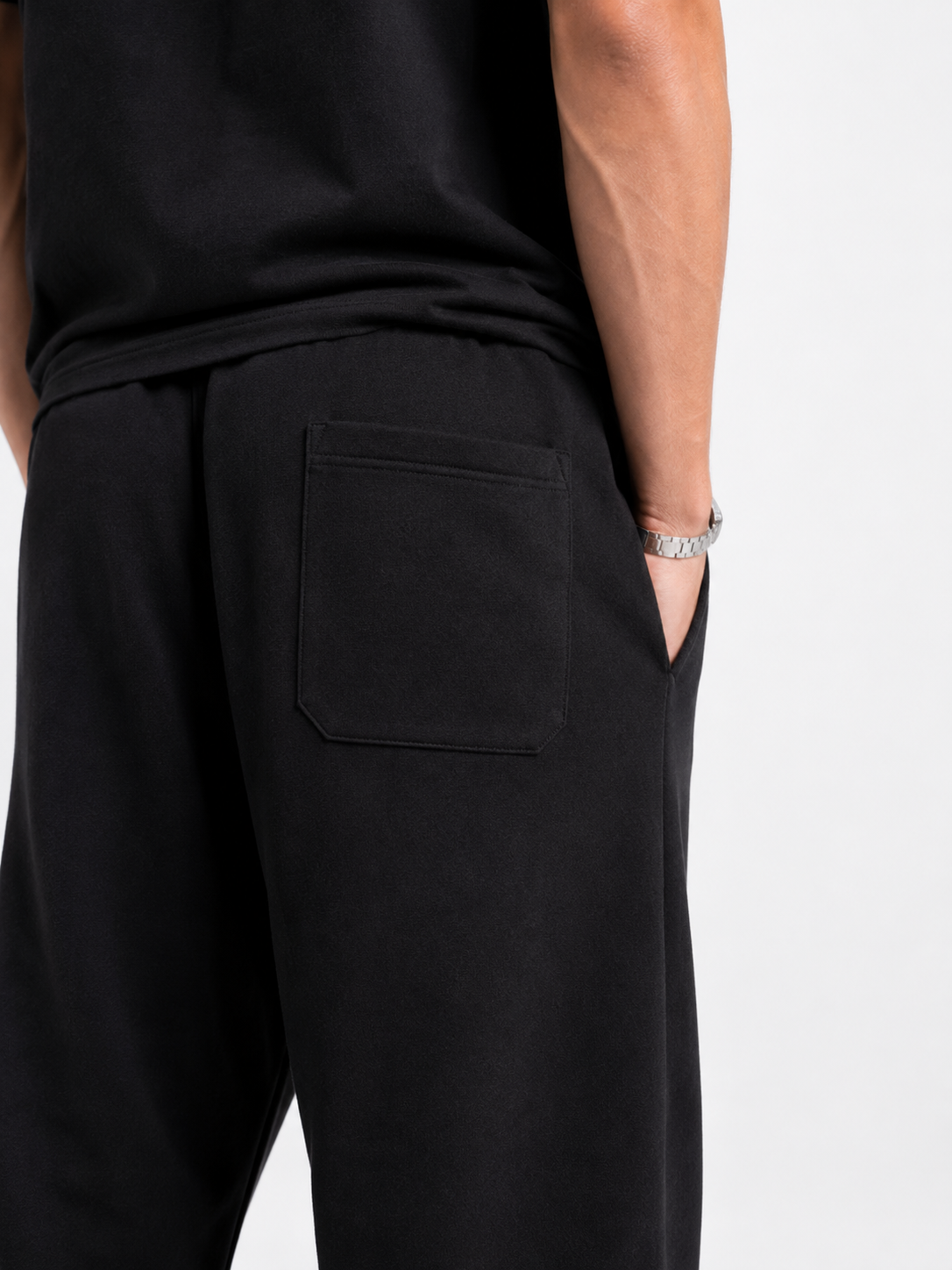 Relaxed Summer Sweatpants - Black