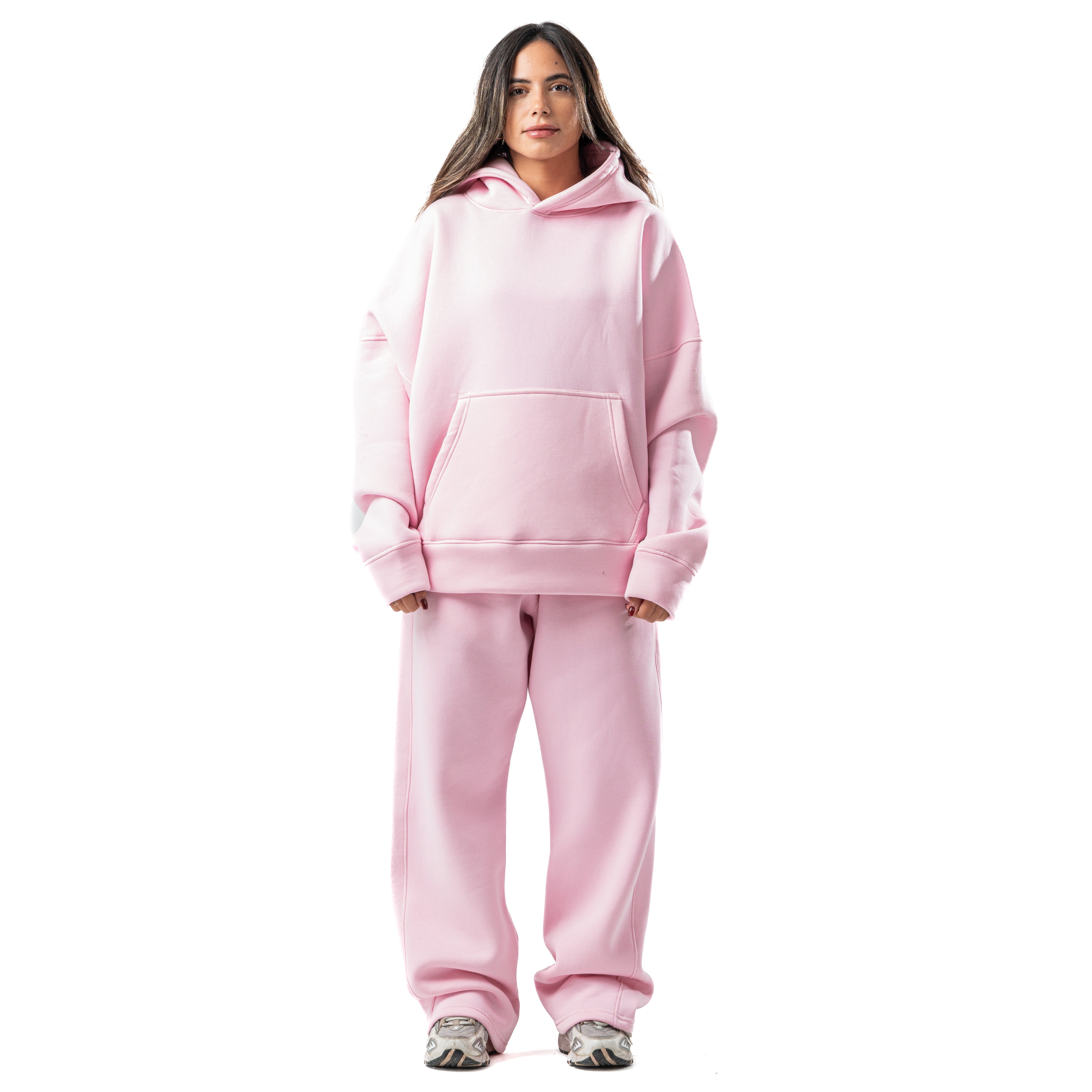 Unisex baby pink hoodie v1
