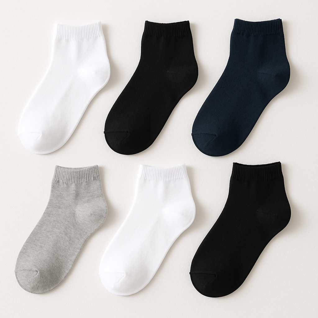 Half Socket Socks pack of 6