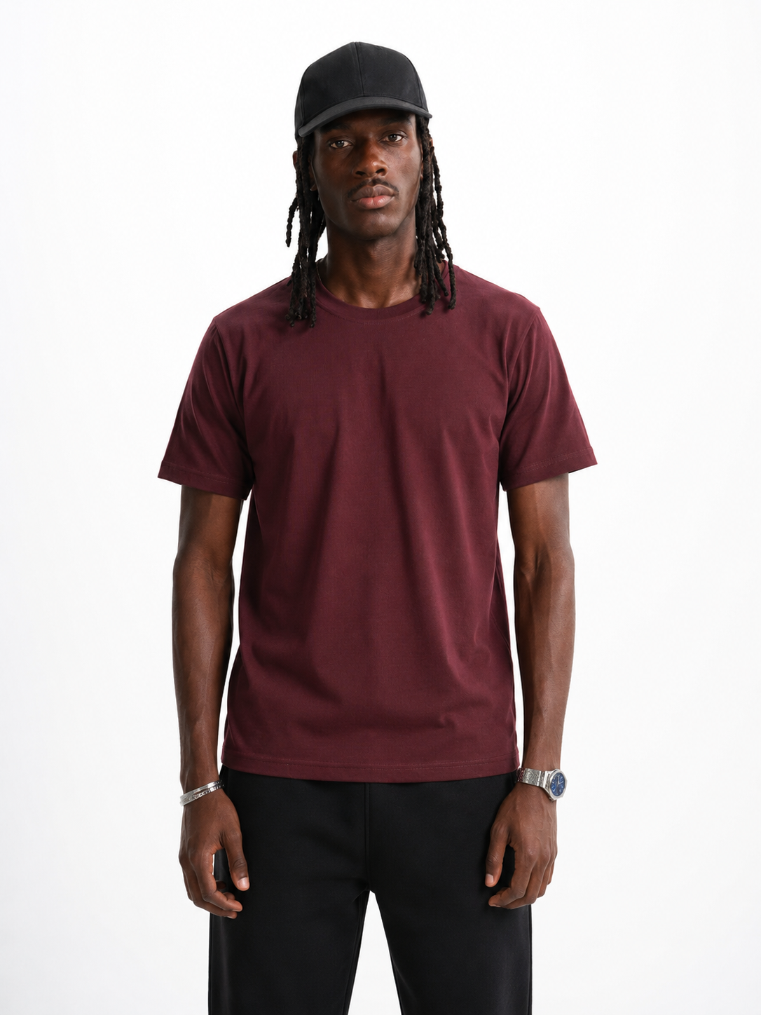 Burgundy Regular Tee