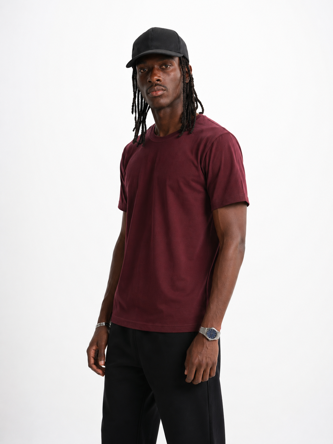 Burgundy Regular Tee