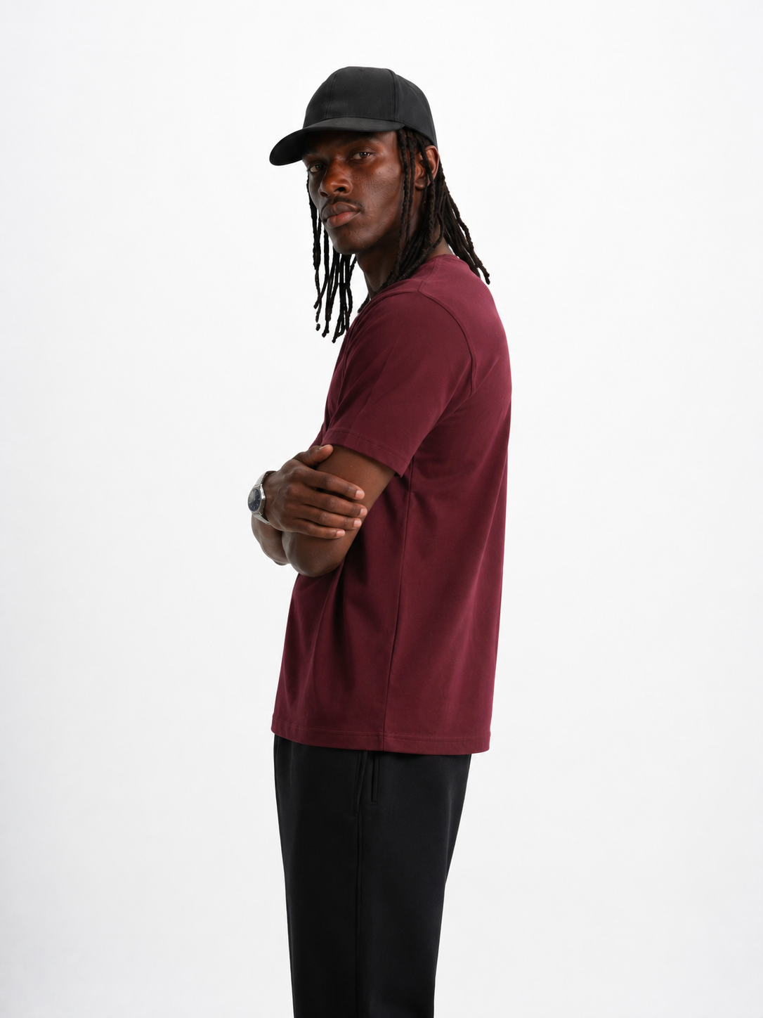 Burgundy Regular Tee