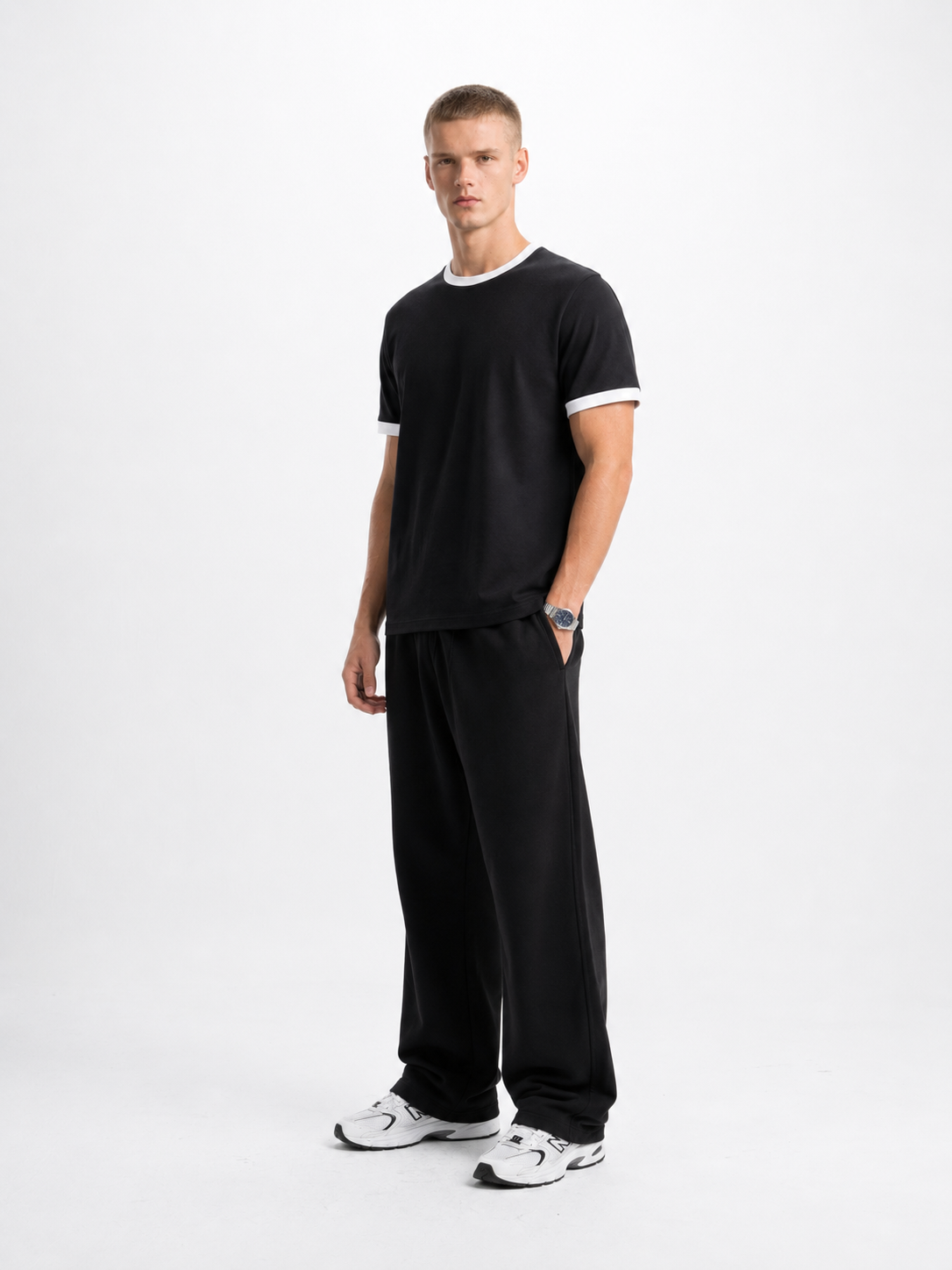 Relaxed Summer Sweatpants - Black