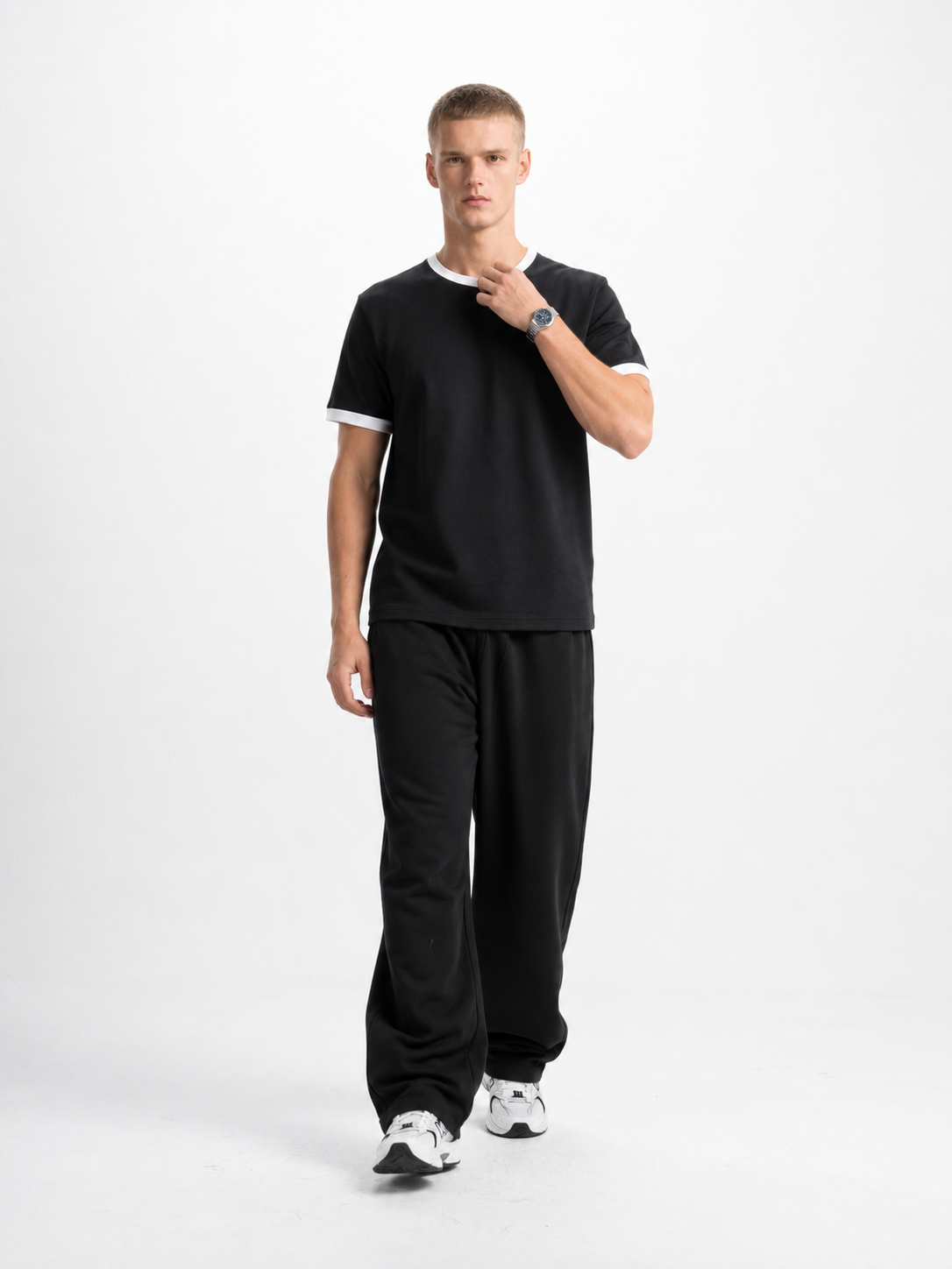 Relaxed Summer Sweatpants - Black