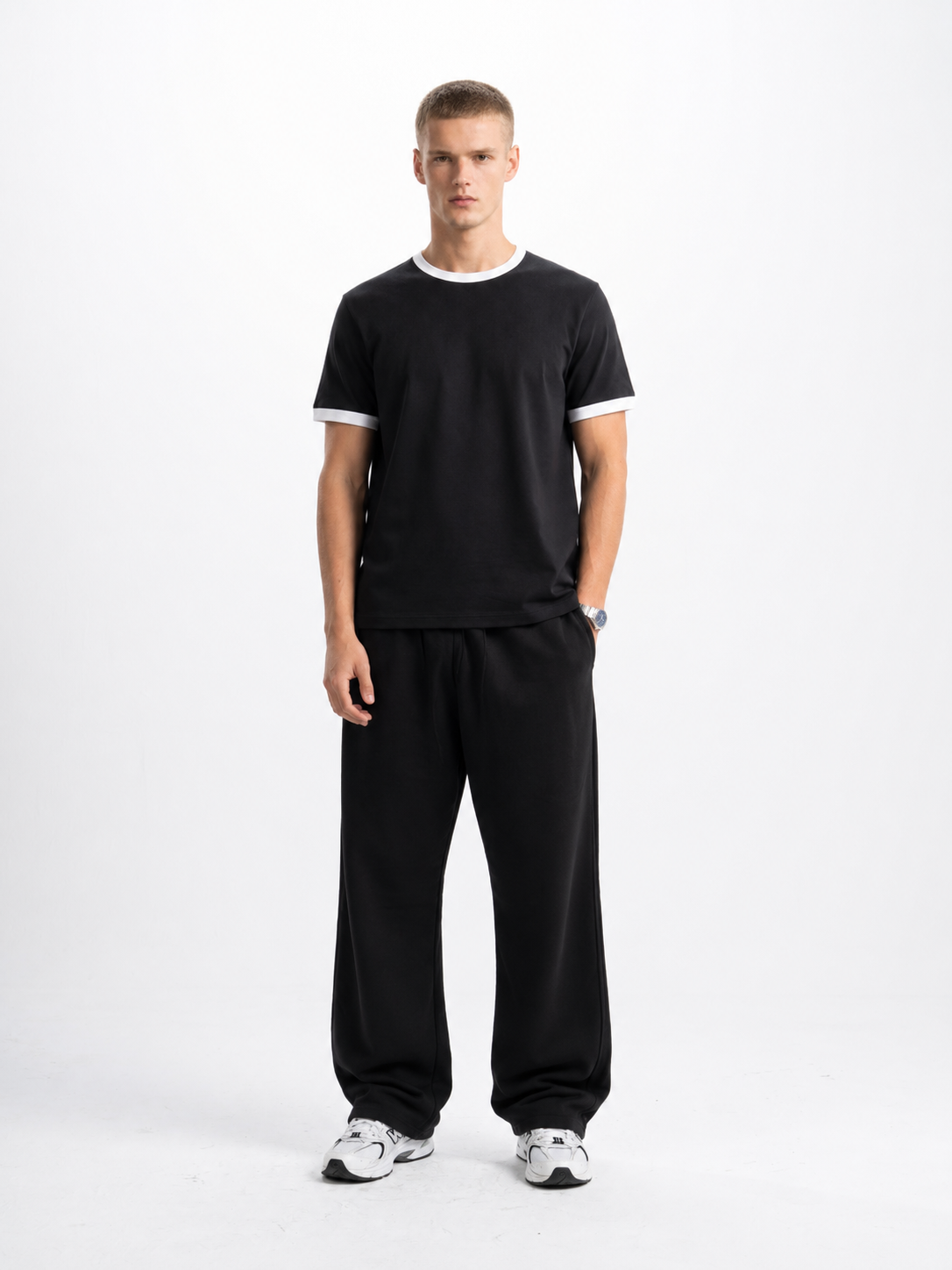Relaxed Summer Sweatpants - Black