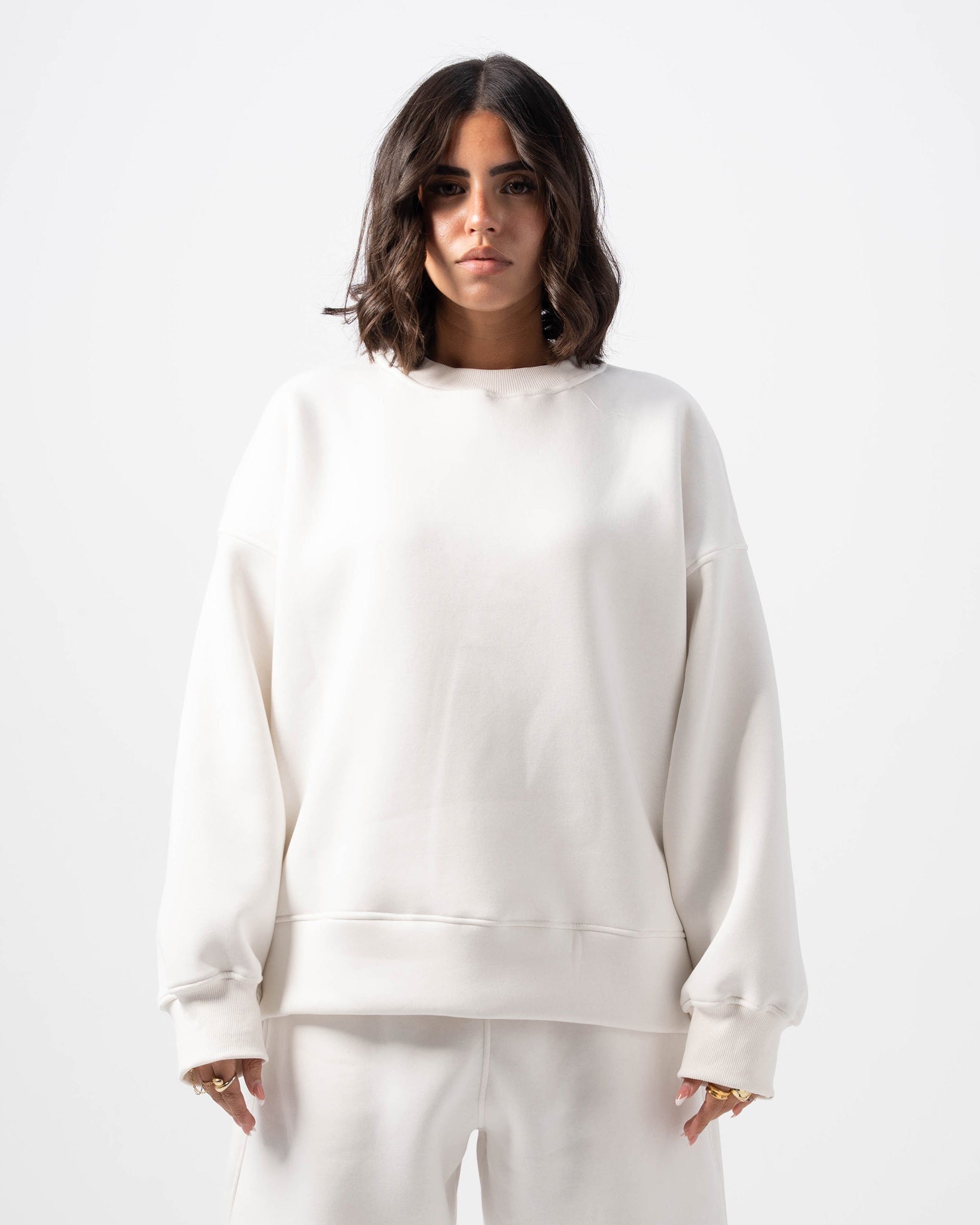 OFF WHITE CREW NECK