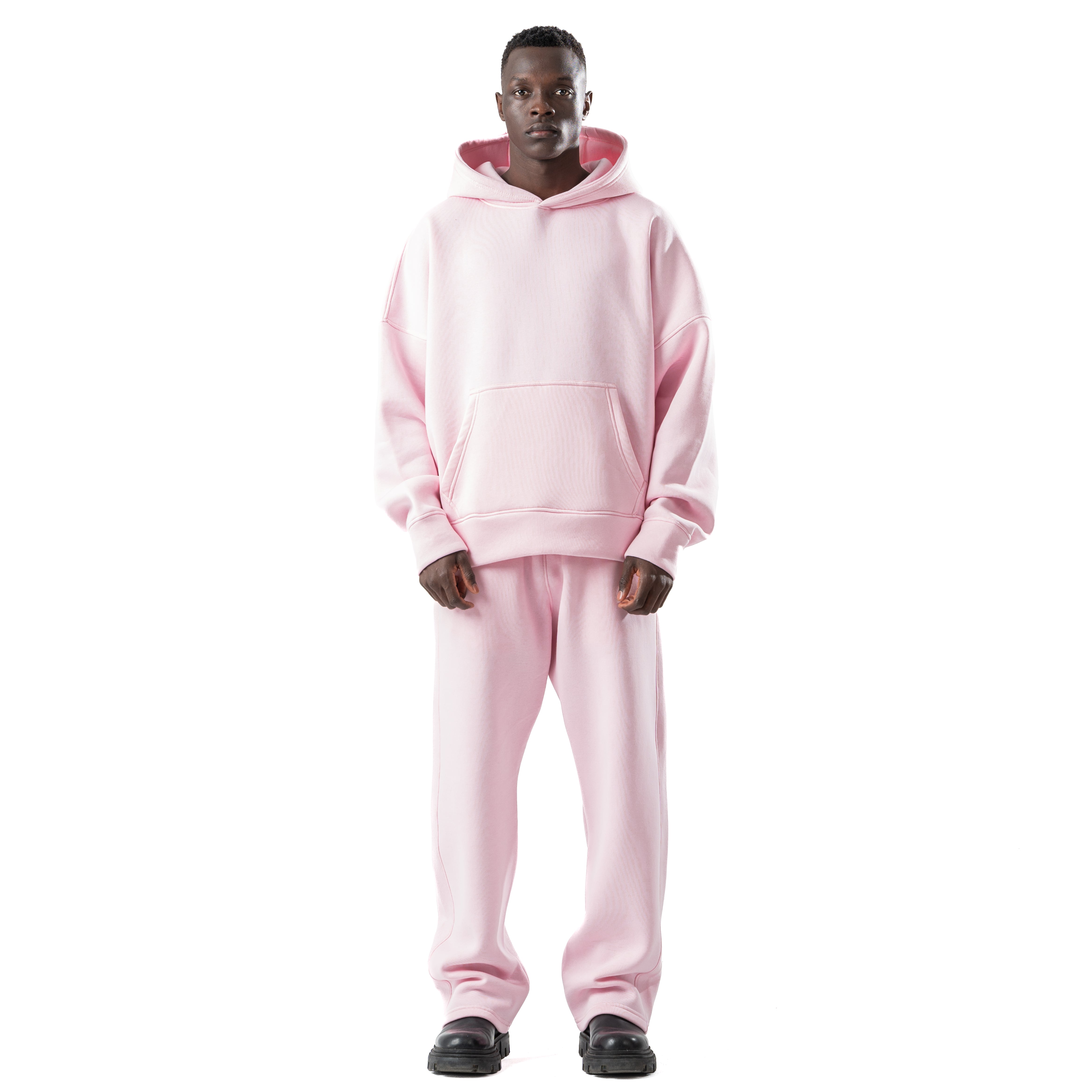Unisex baby pink hoodie v1